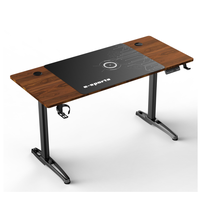 Bureau de travail intelligent moderne OEM/ODM, bureau électrique réglable en hauteur, montage facile, table de bureau électrique intelligente
