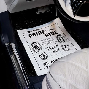 Dùng Một Lần Không Thấm Nước Giấy Kraft Thảm Sàn Cho Xe Ô Tô Gỉ Bằng Chứng Và Cửa Hàng Rửa Xe Hộp Giấy Sản Phẩm - Product Image 6