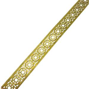 Nastro Decorativo Vintage in Ottone Traforato con Adesivo, Larghezza 9-50mm, per Bordi di Mobili Fai-da-Te - Product Image 2