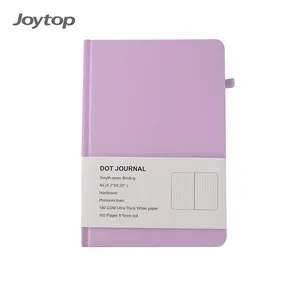 Joytop 2303-6 Vente en gros Bureau d'affaires A5 Simple Lin Tissu Art Relié Bullet Schedule Journal Notebook Journal