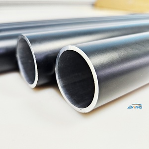 ท่ออลูมิเนียมกลมท่ออลูมิเนียมแบบสเปรย์ผงสีดำ T6 6061 6063 T5 - Product Image 2