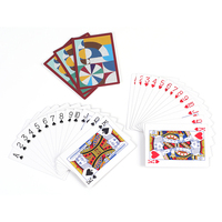 Cartes à jouer personnalisées écologiques et recyclables, finition brillante, papier léger et robuste pour le divertissement familial en intérieur