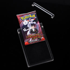 <span class=keywords><strong>MTG</strong></span> TCG 포켓몬 카드 부스터 팩 아크릴 케이스 용 아크릴 부스터 팩 디스플레이 케이스 마그네틱 뚜껑 - Product Image 3