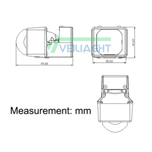 Modulo Faro Bi-<span class=keywords><strong>LED</strong></span> a Matrice Laser da 1,5 Pollici, Faro Quadrato <span class=keywords><strong>LED</strong></span> per Moto, Bici Elettrica, Luce Fendinebbia Retrofit - Product Image 6