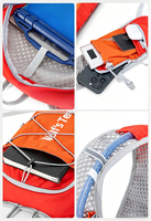 Gilet d'hydratation sportif ultraléger 1,5 L, sac à dos de course, course de trail, marathon, réfléchissant, respirant, extérieur, réglable, impression personnalisée
