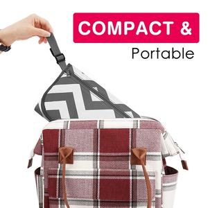 Bolsa impermeable portátil para cochecito, colchonetas para cambiar pañales con juguetes, bolsa de almacenamiento de gran capacidad - Product Image 5
