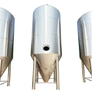 Bira bira 10000l 20000l 30000l için büyük fermantasyon tankları