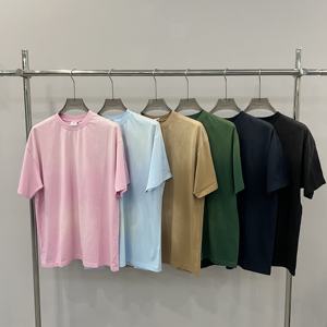 เสื้อยืดโอเวอร์ไซส์ผู้ชาย น้ำหนักมาก รุ่นใหม่ ปี 2026 ผ้าฝ้าย 100% 250 กรัม พิมพ์ลาย DTG โลโก้ เสื้อยืดวินเทจ สั่งทำพิเศษ เสื้อยืดพรีเมียม - Product Image 2