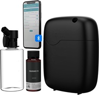 Diffuseur de parfum intelligent mural commercial à deux fluides, contrôlé par application, désodorisant sans eau 400 ml en plastique électrique pour hôtels