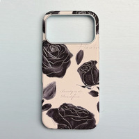 Coque de protection premium anti-chute à motif floral peinture à l'huile vintage pour iPhone 18 Pro Max, compatible avec les coques de téléphone iPhone 17, 16, 15, 14, 13