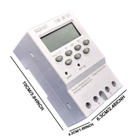 Prise Intelligente CNFLY 30A 220V Blanche en ABS avec Contrôle Horaires par Micro-ordinateur IP65 pour Équipement Industriel et Contrôle Automatisé KG316T