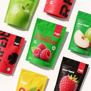 Pochette debout en plastique de qualité alimentaire 500g personnalisée sac zip-lock de congélation pour l'emballage de bonbons séchés impression héliogravure anti-odeur - Product Image 6