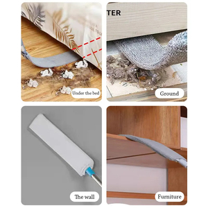 Cepillo telescópico para polvo con mango largo, cepillo para limpiar polvo junto a la cama, cepillos para eliminar el polvo, herramientas de limpieza para el hogar - Product Image 5