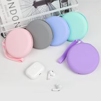 Porte-monnaie miniature pour enfants en silicone rond personnalisé avec motif géométrique, écologique, multifonctionnel, avec fermeture éclair, porte-clés