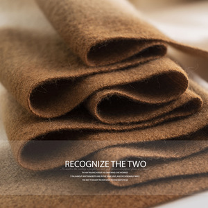 Solid Color Cashmere Feel Scarf with Custom Logo Thick Warm Acrylic Winter Long Shawl - Product Image 3