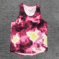 Camiseta Deportiva para Hombre, Transpirable, Ligera, de Secado Rápido, Modelo Running Stringer, Color Paint