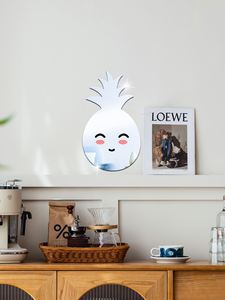 Moon Stars <b>Clouds</b> Rabbits Pineapples Butterflies Three-Dimensional Acrylic Mirror <b>Stickers</b> Emoticons Self-Adhesive <b>Wall</b> <b>Sticker</b> - Product Image 5