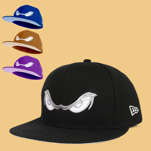 Casquette de baseball unisexe de <span class=keywords><strong>luxe</strong></span> en suède et coton à 5 panneaux pour homme, avec broderie 3D en relief, motif logo flamme vintage vieilli - Product Image 1