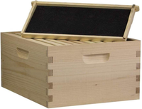 Neues Witbee Modell B-7L Bienenstock 3-Schicht 10-Rähmchen Langstroth Bienenbeute aus China-Tannenholzmaterial 20mm Dicke