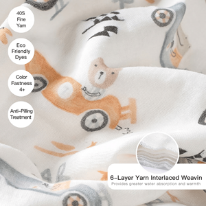 <span class=keywords><strong>Coperta</strong></span> Swaddle in Mussola di <span class=keywords><strong>Cotone</strong></span> Organico a 6 Strati, Super Morbida, per Neonati, Disponibile a Prezzo all'Ingrosso - Product Image 4