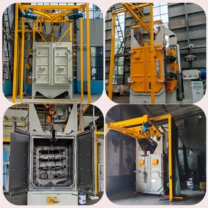Máquina de Granallado Giratoria Q37 Certificada CE, Sin Base, Sa2.5 <span class=keywords><strong>para</strong></span> PLC, Alta Productividad, Motor y Bomba, Fortune 500 - Product Image 2