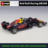 Bburago 1:43 Racing RB16B # 33 Max Verstappen Modèles de voitures de course F1 en métal moulé sous pression pour collectionneurs, cadeau, vente en gros