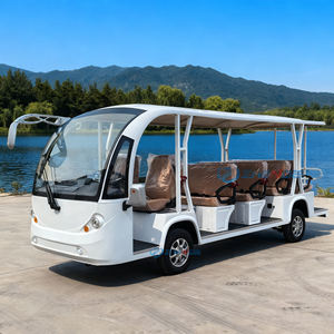 Bus urbains électriques, chariot électrique, bus électrique, sièges bruns et bande lumineuse blanche, bus touristique avec climatisation et porte, nouveau modèle 2026 - Product Image 1