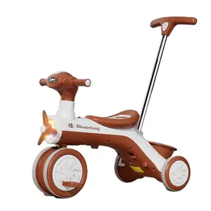 Triciclo per bambini passeggino carrello 1-3-6 anni giocattolo per bambini può sedersi pedalata girello bambino ragazza auto equilibrio