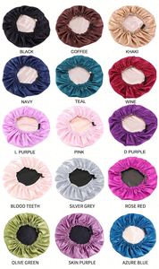 Gorro de Dormir de Seda para Mujer, Ajustable, de Satén, para Cabello Rizado Natural, Doble Capa, Antiencrespamiento, Suave, Regalos Promocionales - Product Image 2
