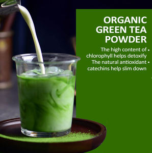 Poudre de thé <span class=keywords><strong>vert</strong></span> matcha biologique en grande quantité Sachet de thé au lait au prix d'achat par kg emballé en sac - Product Image 2