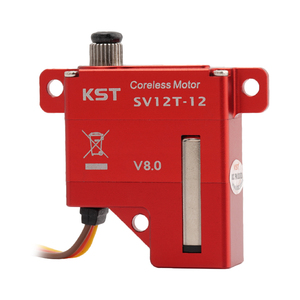 เซอร์โว HOT KST SV12T-12 แรงดันสูงพิเศษ 12V 22กก. 0.11วินาที แบบไร้แกนกลาง แรงบิด 20กก.ซม. สตาร์ทนุ่มนวล ตัวเรือนอลูมิเนียมอัลลอย สำหรับเครื่องบินบังคับวิทยุ - Product Image 1