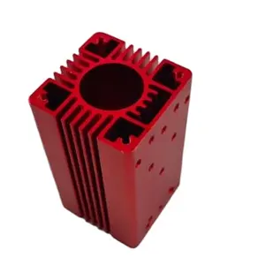 6061 6063 profilo dissipatore di calore grande radiatore personalizzato in alluminio dissipatore di calore estruso CNC