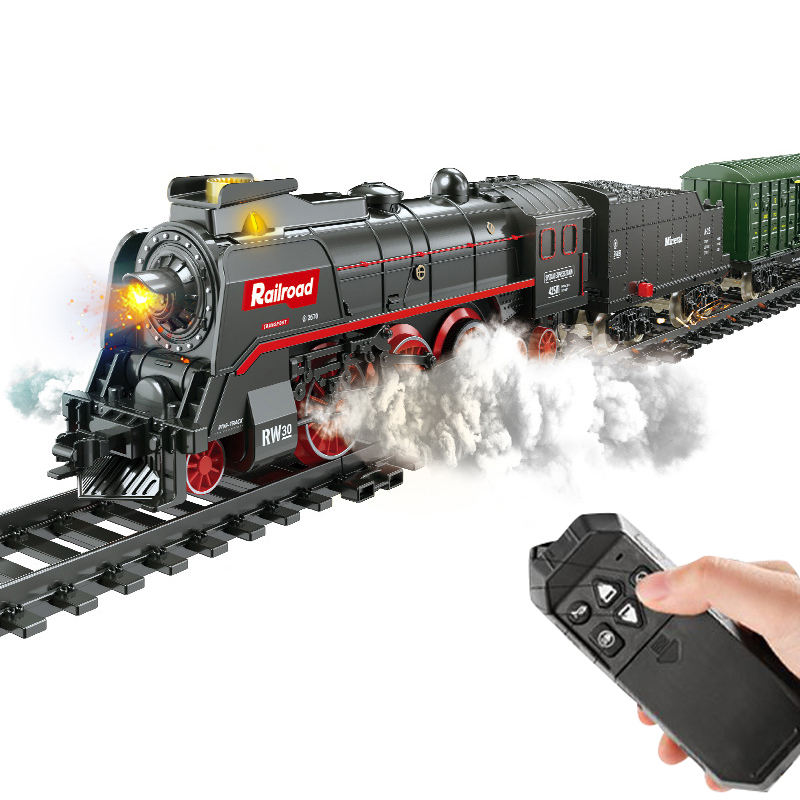 Toy Train Set Tren De Juguete Rail King R C Toy Trains High-Speed