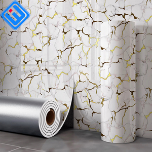 Autocollant mural <span class=keywords><strong>imitation</strong></span> marbre auto-adhésif, adhésif extra fort, imperméable, revêtement mural pour salle de bain et cuisine - Product Image 5