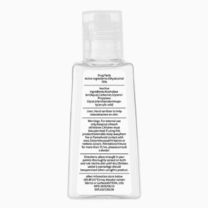 AWVA Huile d'olive minérale antibactérienne transparente, mini <span class=keywords><strong>gel</strong></span> désinfectant pour les mains sans eau, 50 ml, nettoyage facile pour adultes AWVA-50-WAS - Product Image 4