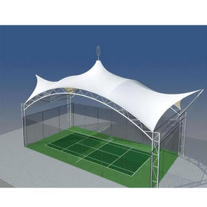 Pabellón Clásico con Techo Tensado para Exteriores, con Diseño Tradicional para Canchas Deportivas Históricas - Product Image 2