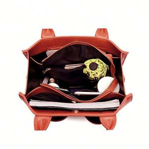 Luxe 2025 femmes grande capacité Simple épaule mode sac fourre-tout personnalisé avec Logo sac à main personnalisable - Product Image 6