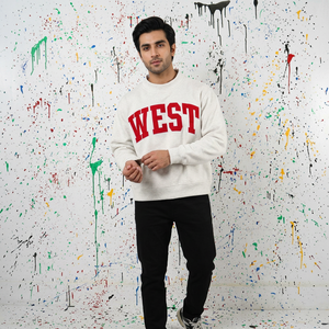 เสื้อฮู้ดดี้ผู้ชาย WEST ผ้าฝ้าย 100% สำหรับฤดูหนาว - Product Image 1