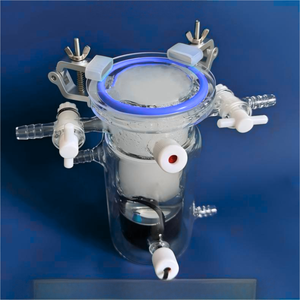 Reaktor Fotokatalitik Kaca Kuarsa yang Dapat Disesuaikan dengan Kontrol Suhu untuk Produksi H2/O2, Pengurangan CO2 & Fotodegradasi - Product Image 3