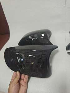 Adatto per Infiniti Q50 Q60 V2 MRD, Copri Specchietti Retrovisori in Fibra di Carbonio Stile M, <span class=keywords><strong>Accessori</strong></span> Modello a Nido d'Ape Nero C01INF052YY - Product Image 5