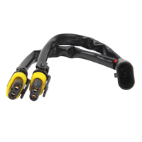 Câble répartiteur en Y pour phares OEM 9005 9006 mâle-femelle, faisceau adaptateur de phare en plastique avec âme en cuivre pour camion