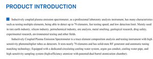เครื่องวัดสเปกตรัมการปล่อยแสงพลาสม่าแบบอุปนัยความไวสูงแบบคู่กับการวิเคราะห์องค์ประกอบ70อย่างรวดเร็วความไวสูงสำหรับ - Product Image 6