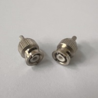 Conector Q6 Mini BNC-C-J1.5, Conector Coaxial de 50 ohmios, Conector Mini BNC Macho para Cable de Comunicación RG316 RG174