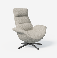 Italienisches Modernes Sofa mit Hoher Rückenlehne Freizeitsofa Sessel mit Metallrahmen Stoff-Akzentstuhl für Wohnzimmer