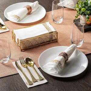 Serviettes de table jetables Serviettes d'invité en lin <span class=keywords><strong>Serviette</strong></span> en papier de soie pour mariage Serviettes en papier Airlaid <span class=keywords><strong>Serviette</strong></span> en papier de salle de bain - Product Image 4