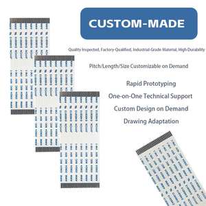 AP1. สายเคเบิลแบบแบนยืดหยุ่น <span class=keywords><strong>FPC</strong></span> FFC รุ่น 0N30175S1488 225C 0.035*0.65 T43/43 JHYCH 20624 80C 60V ชุดสายไฟแบบริบบิ้น - Product Image 2