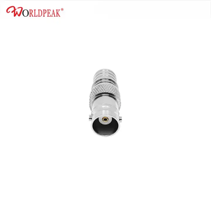 Adaptateur coaxial RF BNC femelle vers QMA <span class=keywords><strong>m</strong></span>âle, droit, en laiton plaqué tri-<span class=keywords><strong>m</strong></span>étal, 50 ohms, connecteur convertisseur - Product Image 3