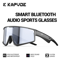 Lunettes de sport audio intelligentes KAPVOE avec verres photochromiques, étanches IP65, pour le cyclisme et la course en extérieur