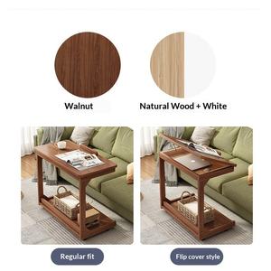 <span class=keywords><strong>Table</strong></span> basse moderne en bois massif <span class=keywords><strong>avec</strong></span> couvercle rabattable amovible, roulettes de <span class=keywords><strong>rangement</strong></span> et design multifonctionnel pour salon, chambre <span class=keywords><strong>à</strong></span> coucher, bureau - Product Image 3