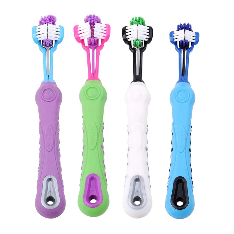 Brosse À Dents pour animaux de compagnie Chien Produits de Soins Buccaux En Plastique Dent de Chien Accessoires De Nettoyage